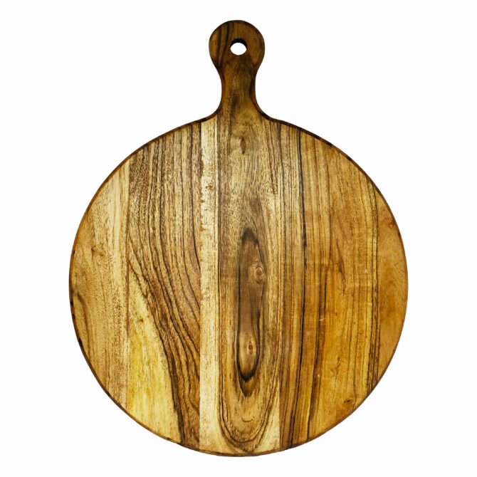 Queen of the Kitchen - Acacia Wood Chopping and Serving Board | Durable Wooden Cutting Board