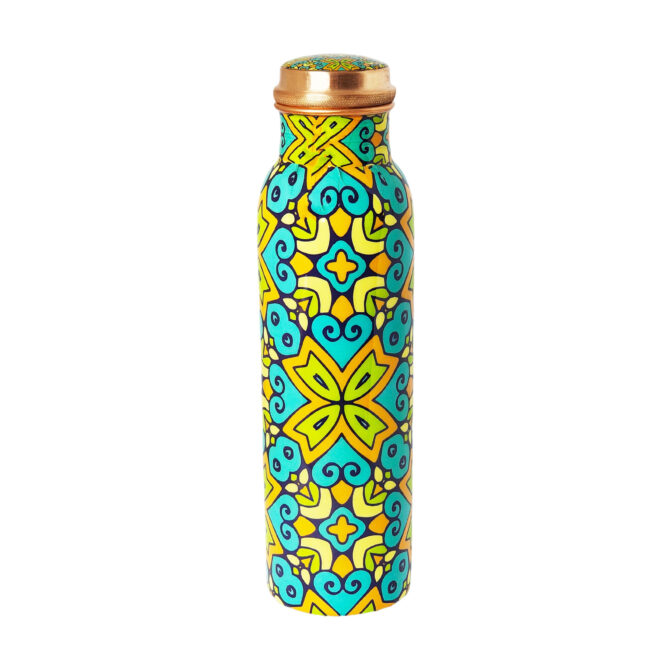 Pure Copper Water Bottle – Health Benefits, Leak-Proof-ADPW002