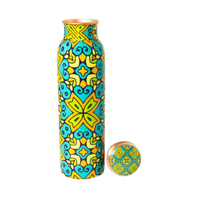 Pure Copper Water Bottle – Health Benefits, Leak-Proof-ADPW002 - Image 2