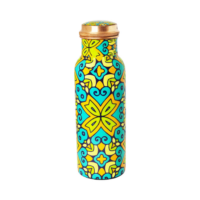 750 ml Pure Copper Water Bottle – Compact, Ayurvedic Health Benefits, Eco-Friendly