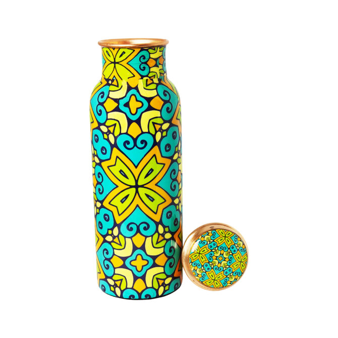 750 ml Pure Copper Water Bottle – Compact, Ayurvedic Health Benefits, Eco-Friendly