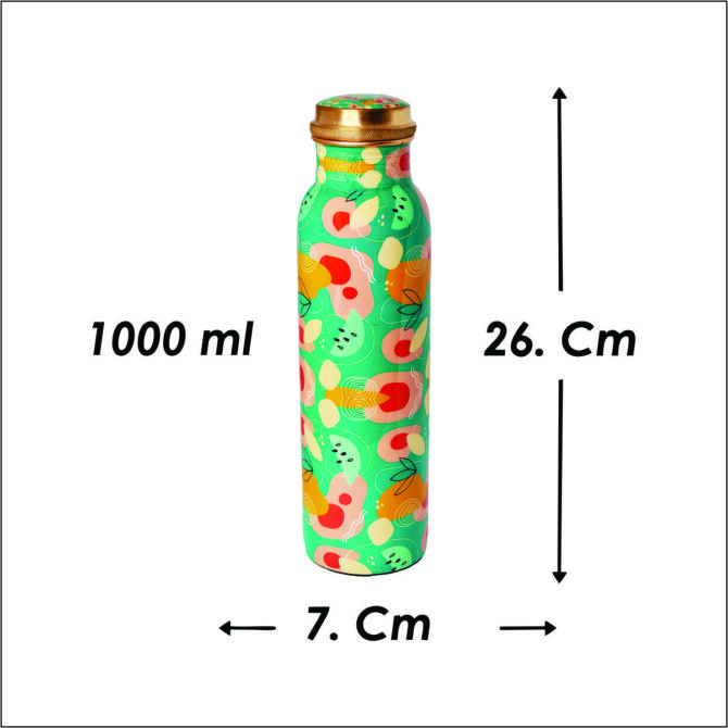 Stylish Copper Water Bottle Set – 1000 ml & 750 ml, Health Benefits, Eco-Friendly Gift Set