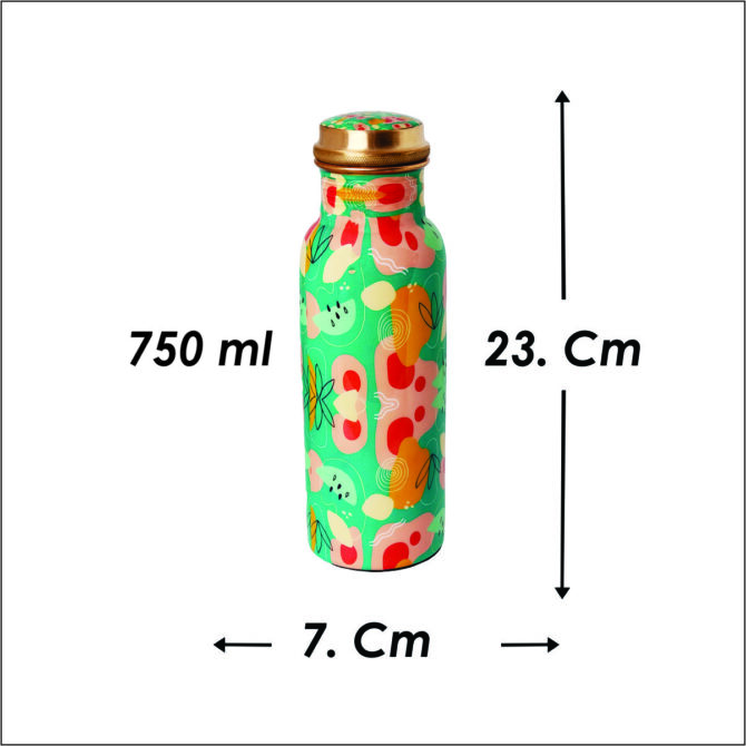 Stylish Copper Water Bottle Set – 1000 ml & 750 ml, Health Benefits, Eco-Friendly Gift Set