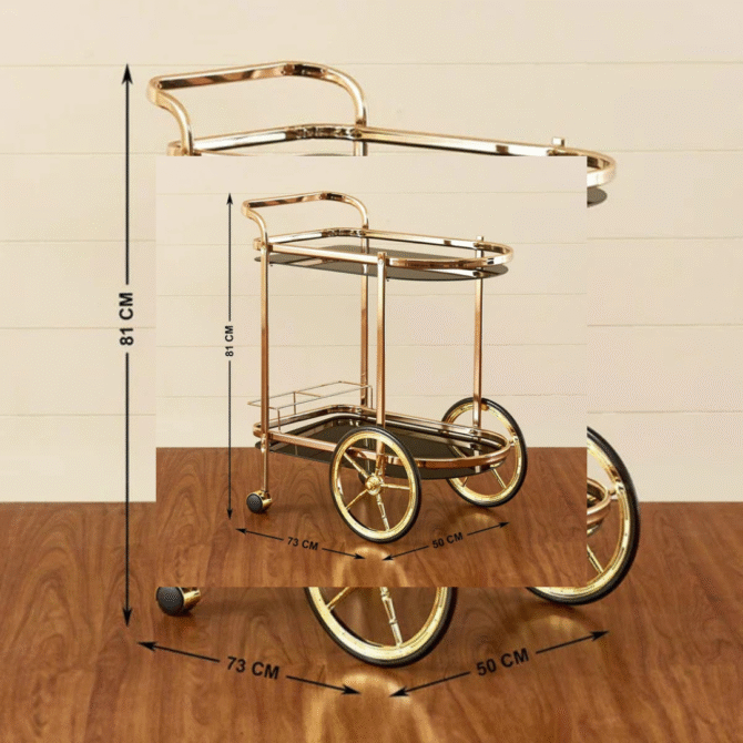 Trolley Bar Carts - Image 3