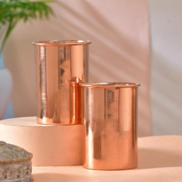Set of 2 Copper Glasses