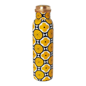 Geometric Design Copper Water Bottle – ADPW005